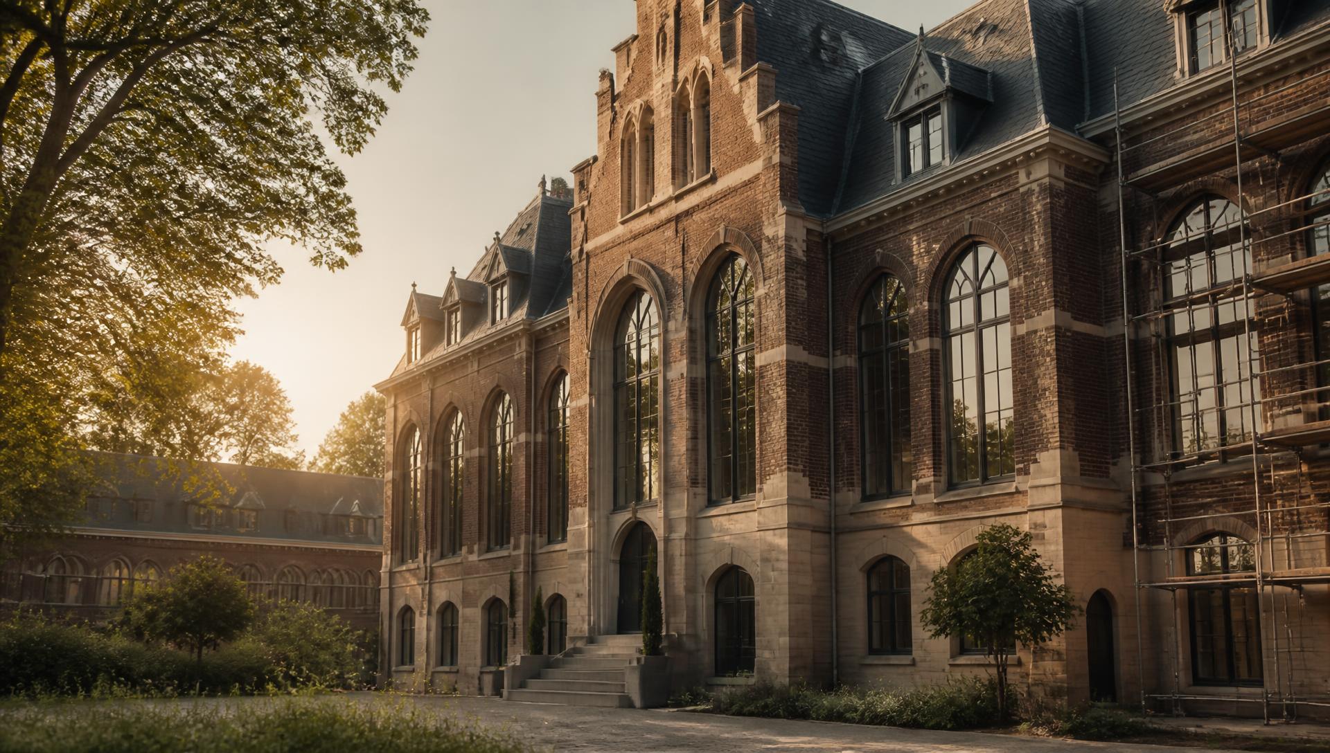 Transformatie van een monumentaal gebouw naar bijzondere woningen